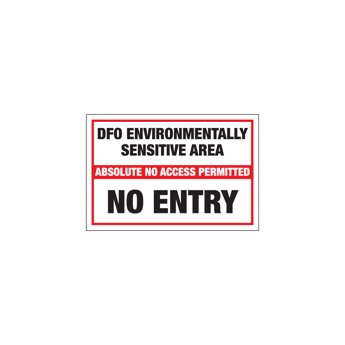 DFO Environmentally Sensitive Area