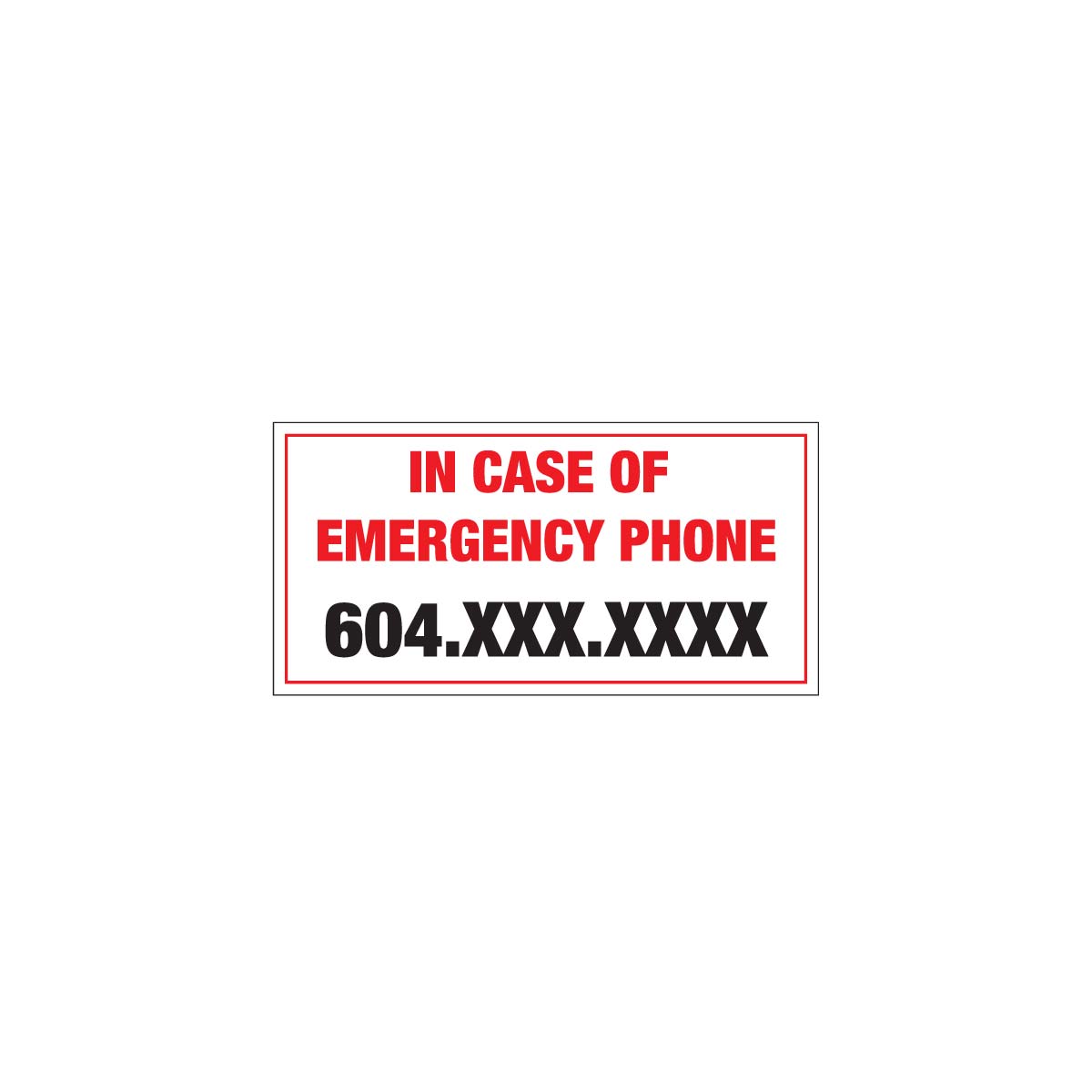 In Case of Emergency Phone