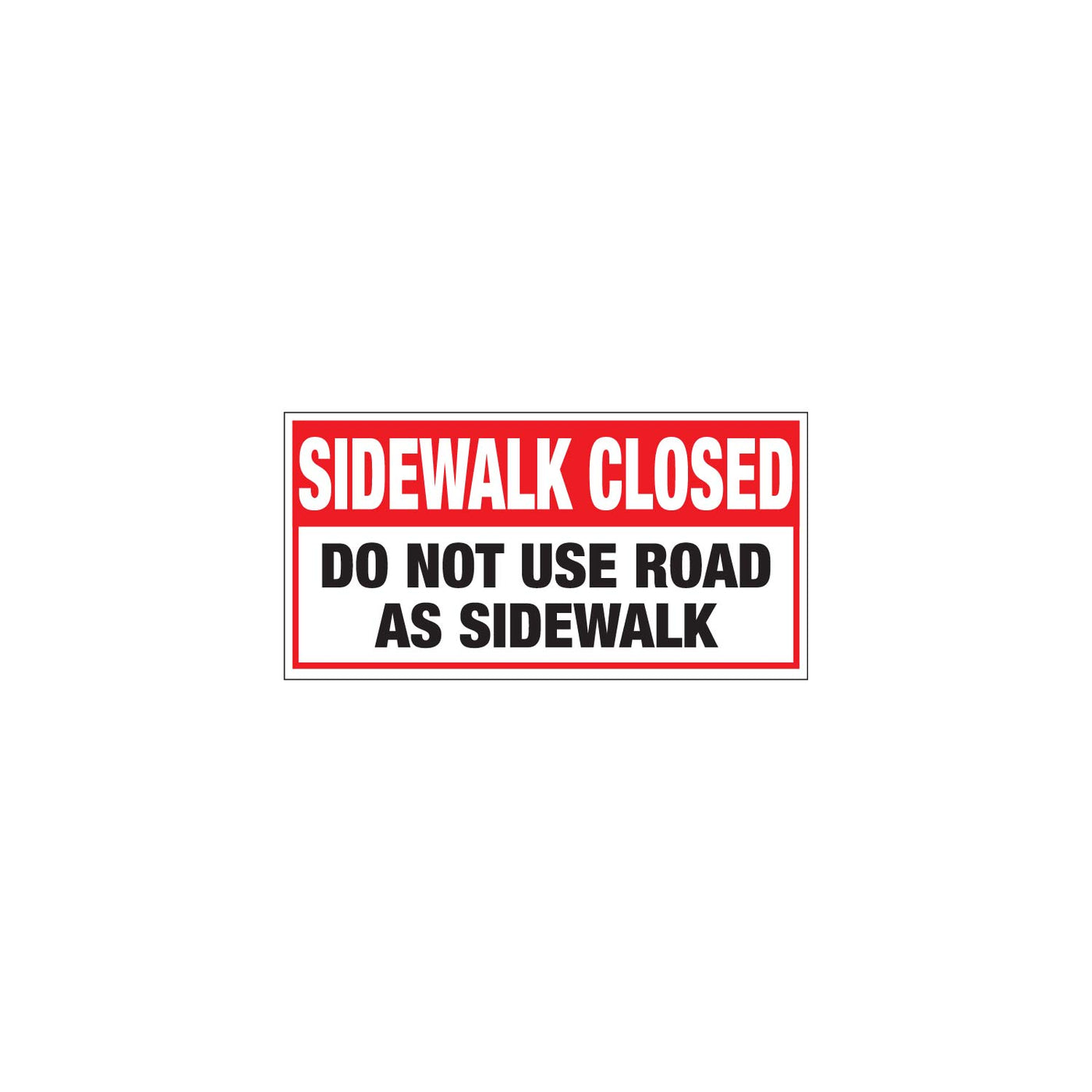 Sidewalk Closed